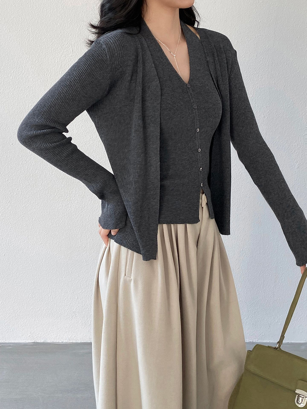 掛脖針織兩件式上衣,evaviva,8C-GZ7440,掛脖針織兩件式上衣,周新品優惠,NEWARRIVAL