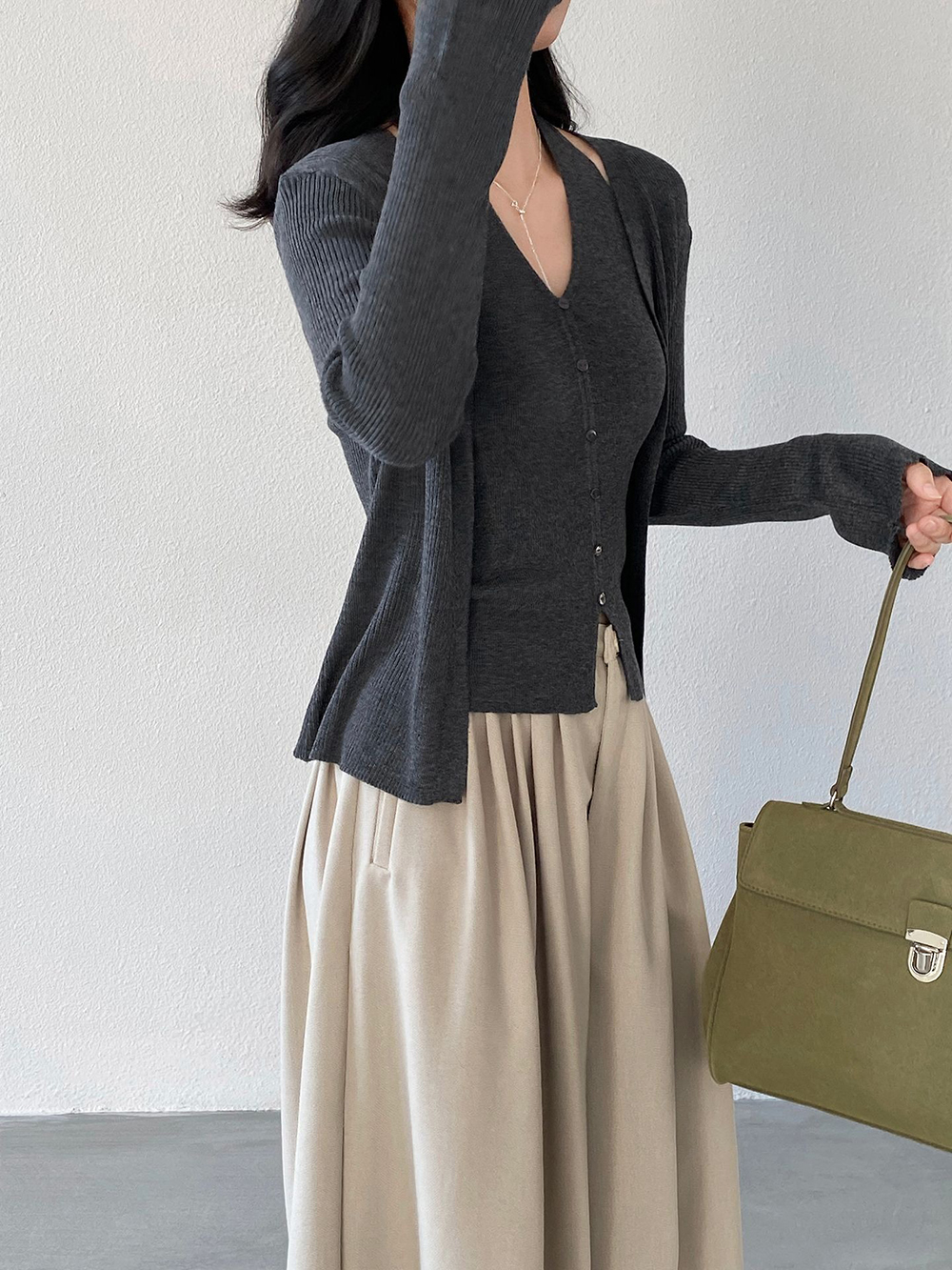 掛脖針織兩件式上衣,evaviva,8C-GZ7440,掛脖針織兩件式上衣,周新品優惠,NEWARRIVAL