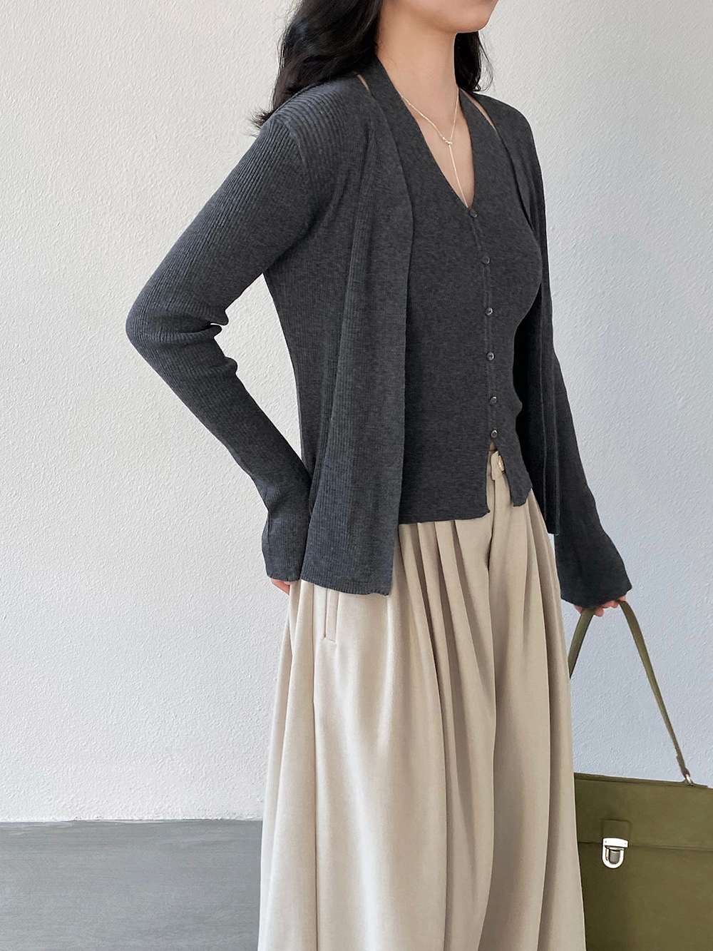 掛脖針織兩件式上衣,evaviva,8C-GZ7440,掛脖針織兩件式上衣,周新品優惠,NEWARRIVAL