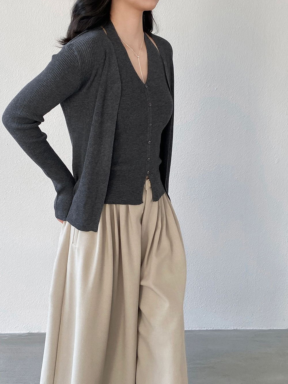 掛脖針織兩件式上衣,evaviva,8C-GZ7440,掛脖針織兩件式上衣,周新品優惠,NEWARRIVAL