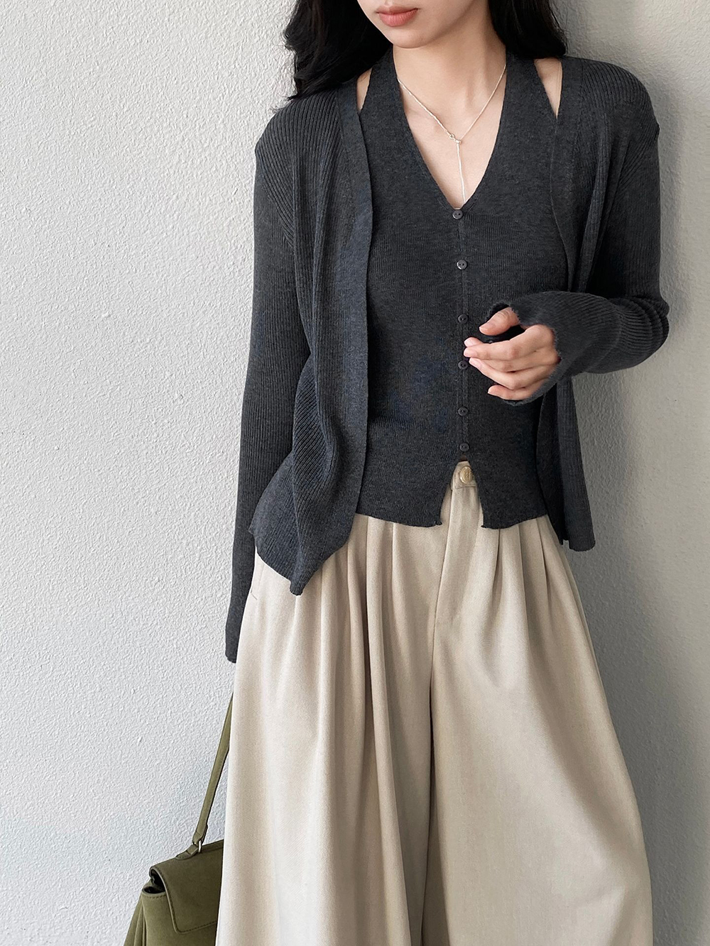 掛脖針織兩件式上衣,evaviva,8C-GZ7440,掛脖針織兩件式上衣,周新品優惠,NEWARRIVAL