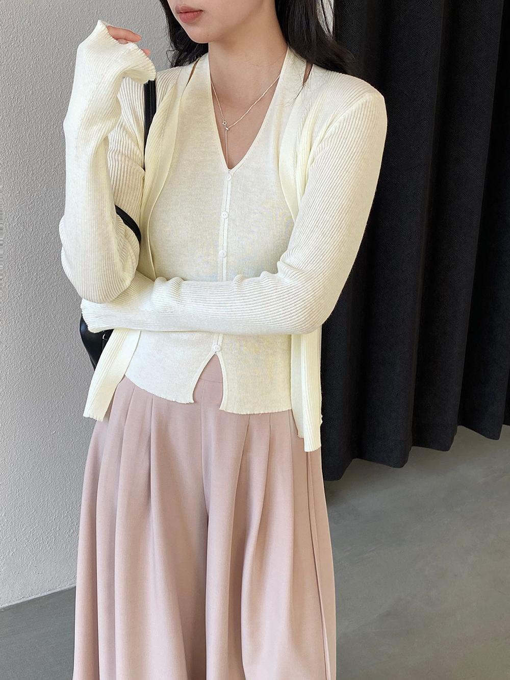 掛脖針織兩件式上衣,evaviva,8C-GZ7440,掛脖針織兩件式上衣,周新品優惠,NEWARRIVAL