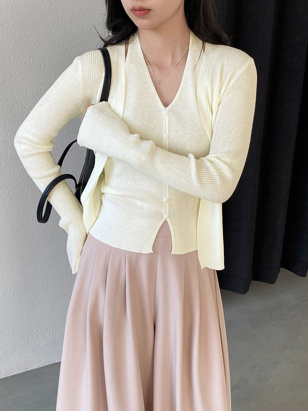 掛脖針織兩件式上衣,evaviva,8C-GZ7440,掛脖針織兩件式上衣,周新品優惠,NEWARRIVAL