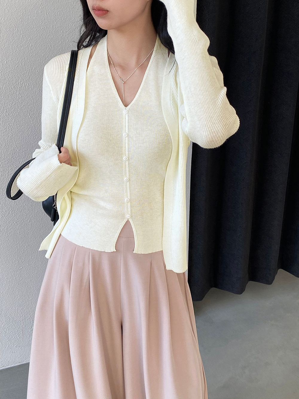 掛脖針織兩件式上衣,evaviva,8C-GZ7440,掛脖針織兩件式上衣,周新品優惠,NEWARRIVAL