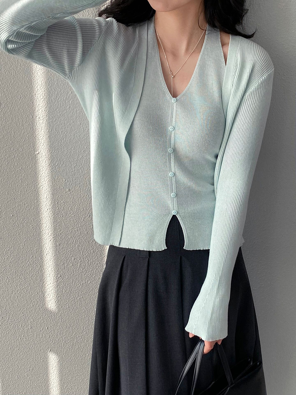 掛脖針織兩件式上衣,evaviva,8C-GZ7440,掛脖針織兩件式上衣,周新品優惠,NEWARRIVAL