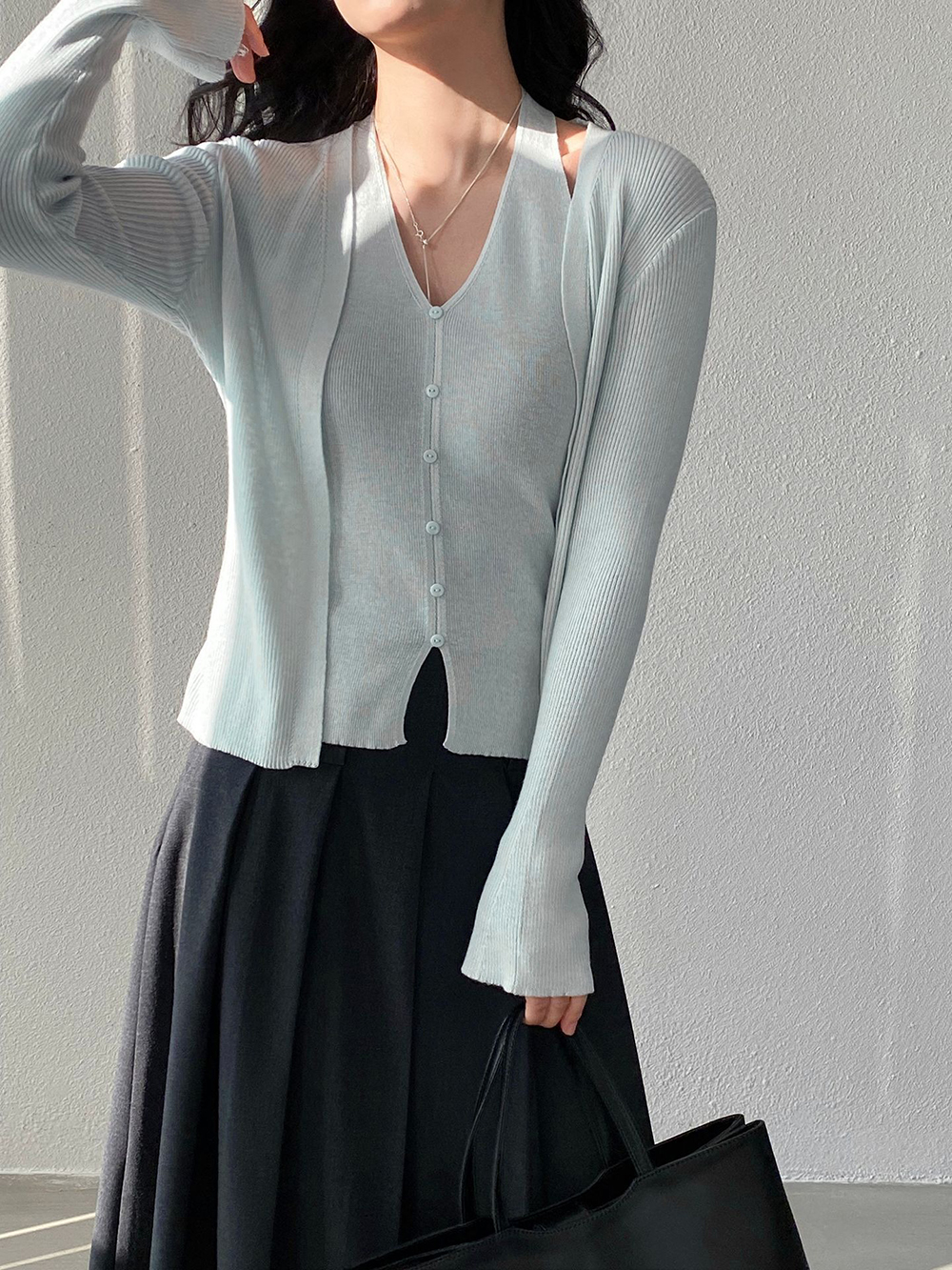 掛脖針織兩件式上衣,evaviva,8C-GZ7440,掛脖針織兩件式上衣,周新品優惠,NEWARRIVAL