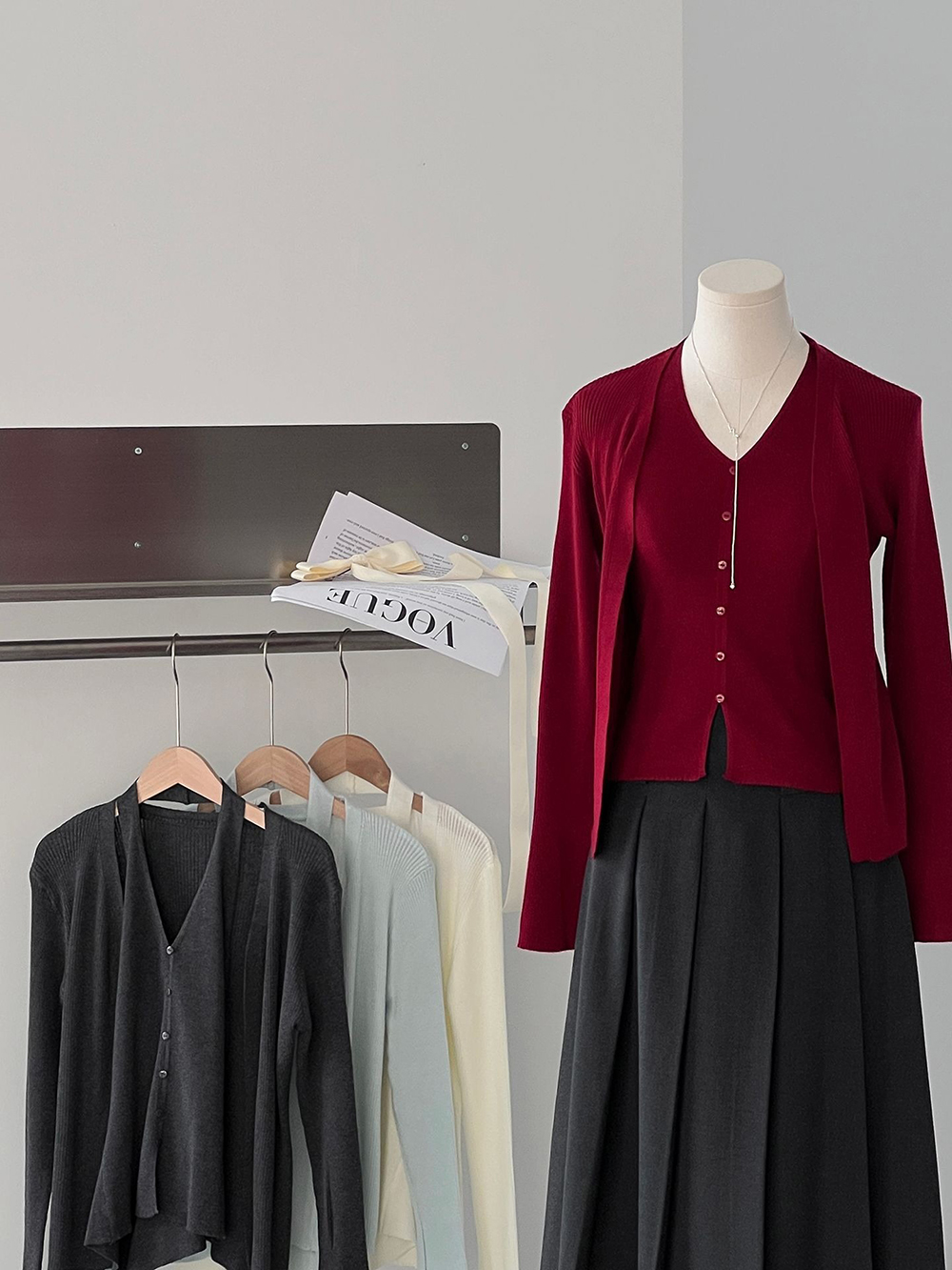 掛脖針織兩件式上衣,evaviva,8C-GZ7440,掛脖針織兩件式上衣,周新品優惠,NEWARRIVAL