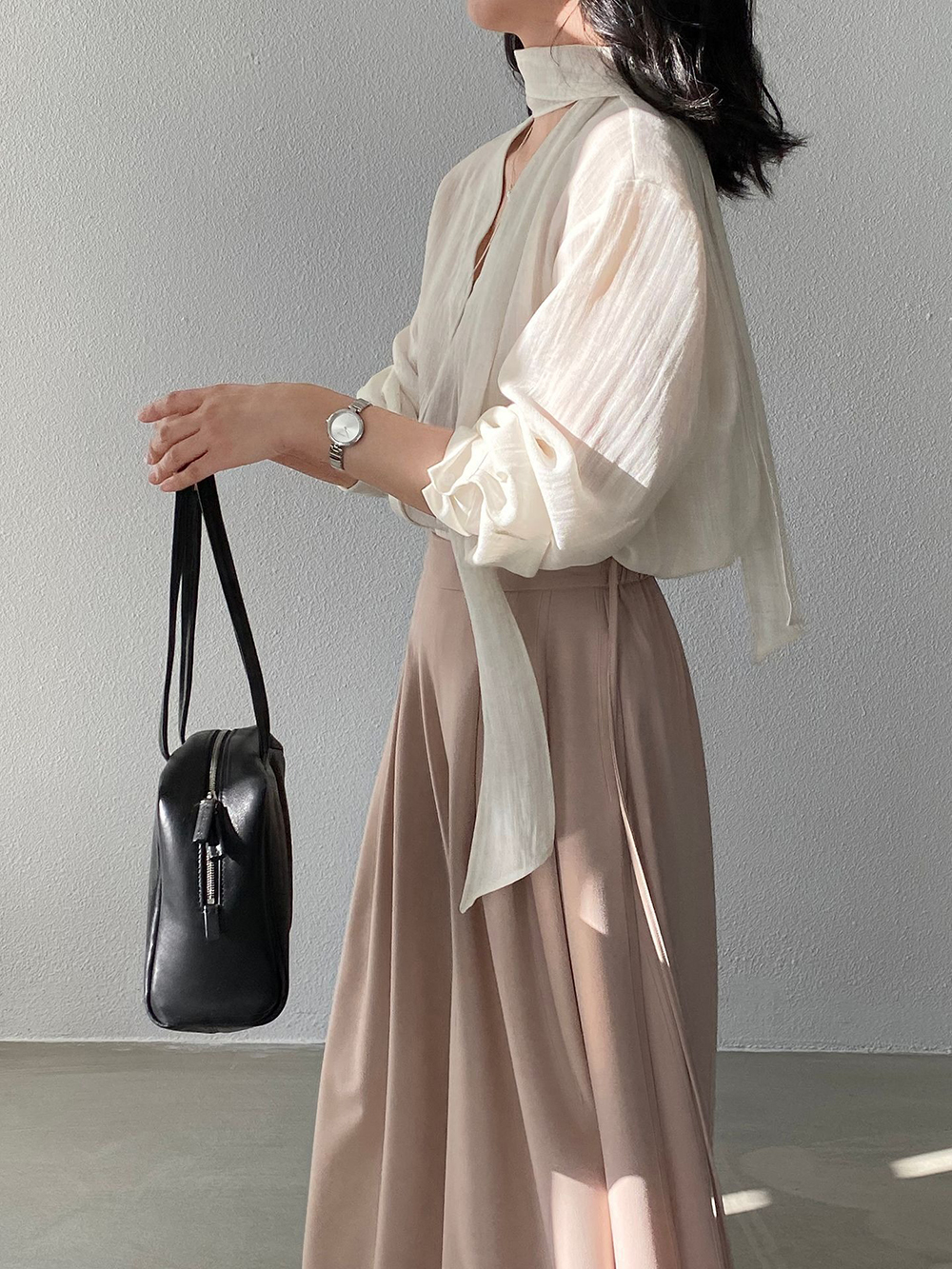 簡約溫柔風領巾襯衫,evaviva,8C-GZ7441,簡約溫柔風領巾襯衫,周新品優惠,NEWARRIVAL