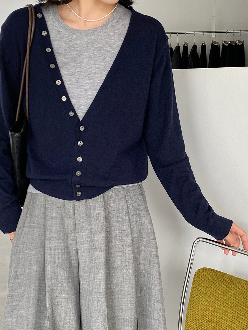 撞色兩件式針織上衣,evaviva,8C-GZ7442,撞色兩件式針織上衣,周新品優惠,NEWARRIVAL