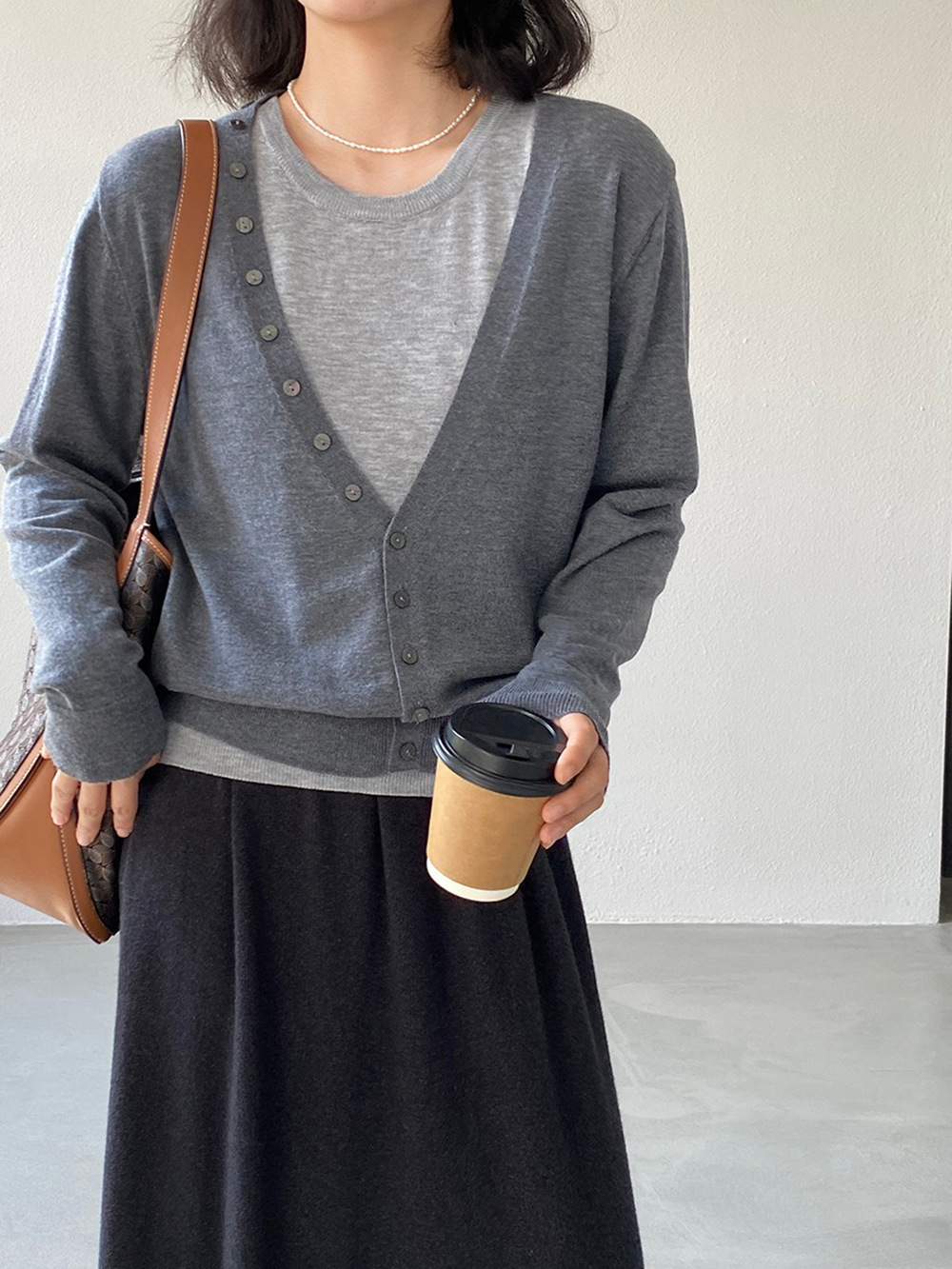 撞色兩件式針織上衣,evaviva,8C-GZ7442,撞色兩件式針織上衣,周新品優惠,NEWARRIVAL