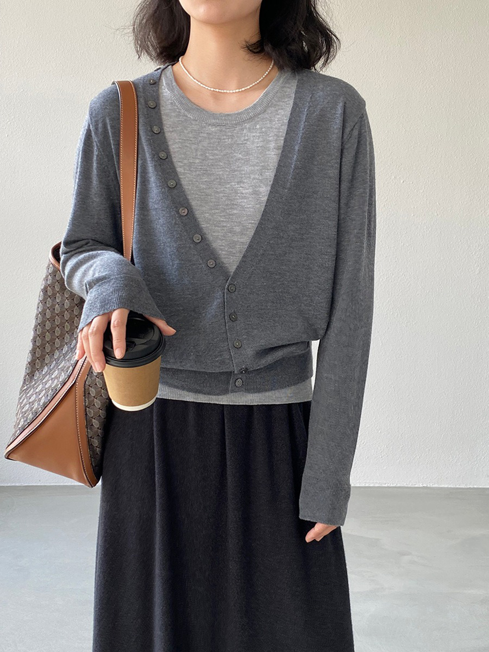 撞色兩件式針織上衣,evaviva,8C-GZ7442,撞色兩件式針織上衣,周新品優惠,NEWARRIVAL