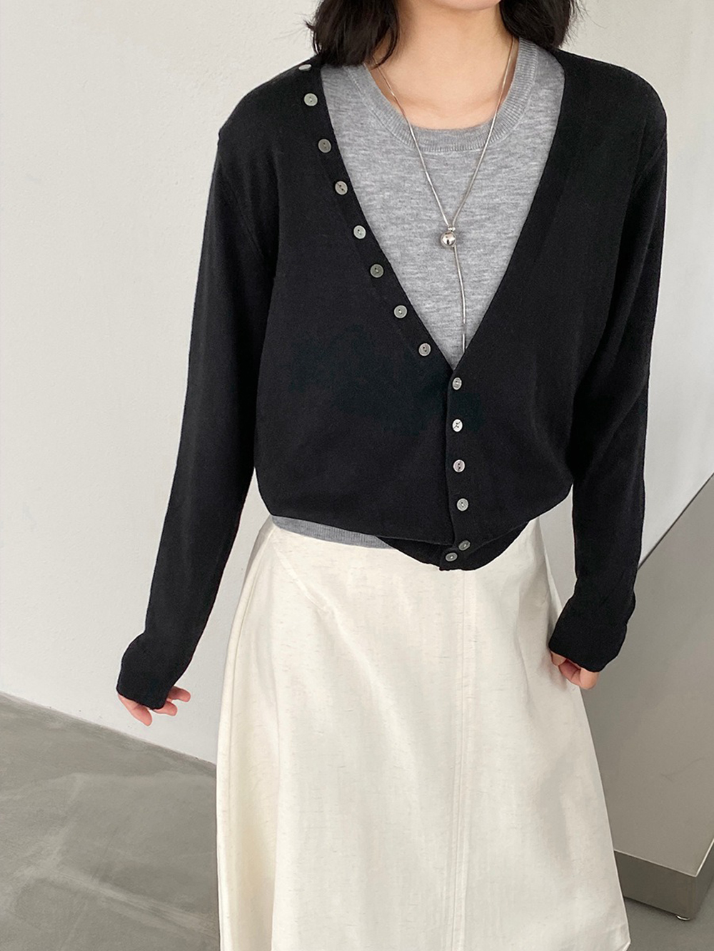 撞色兩件式針織上衣,evaviva,8C-GZ7442,撞色兩件式針織上衣,周新品優惠,NEWARRIVAL