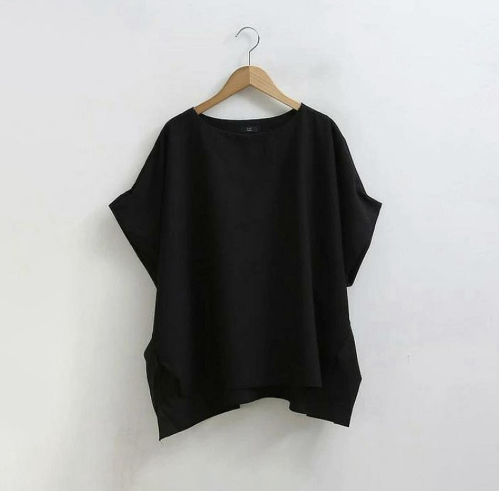 側開衩寬鬆圓領上衣,evaviva,8C-MV7438,側開衩寬鬆圓領上衣,領500,999免運