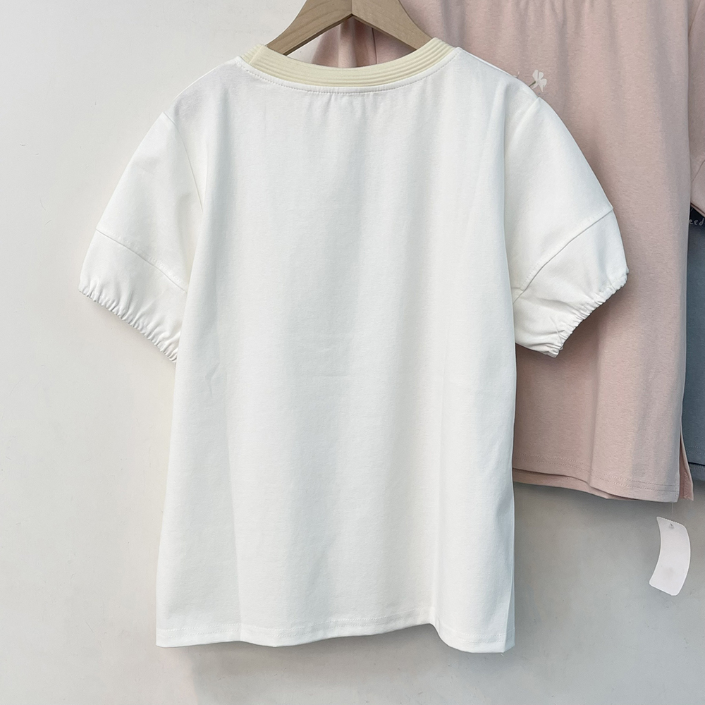 手繪感花卉珍珠鍊上衣,evaviva,99-AL7446,手繪感花卉珍珠鍊上衣,領500,999免運