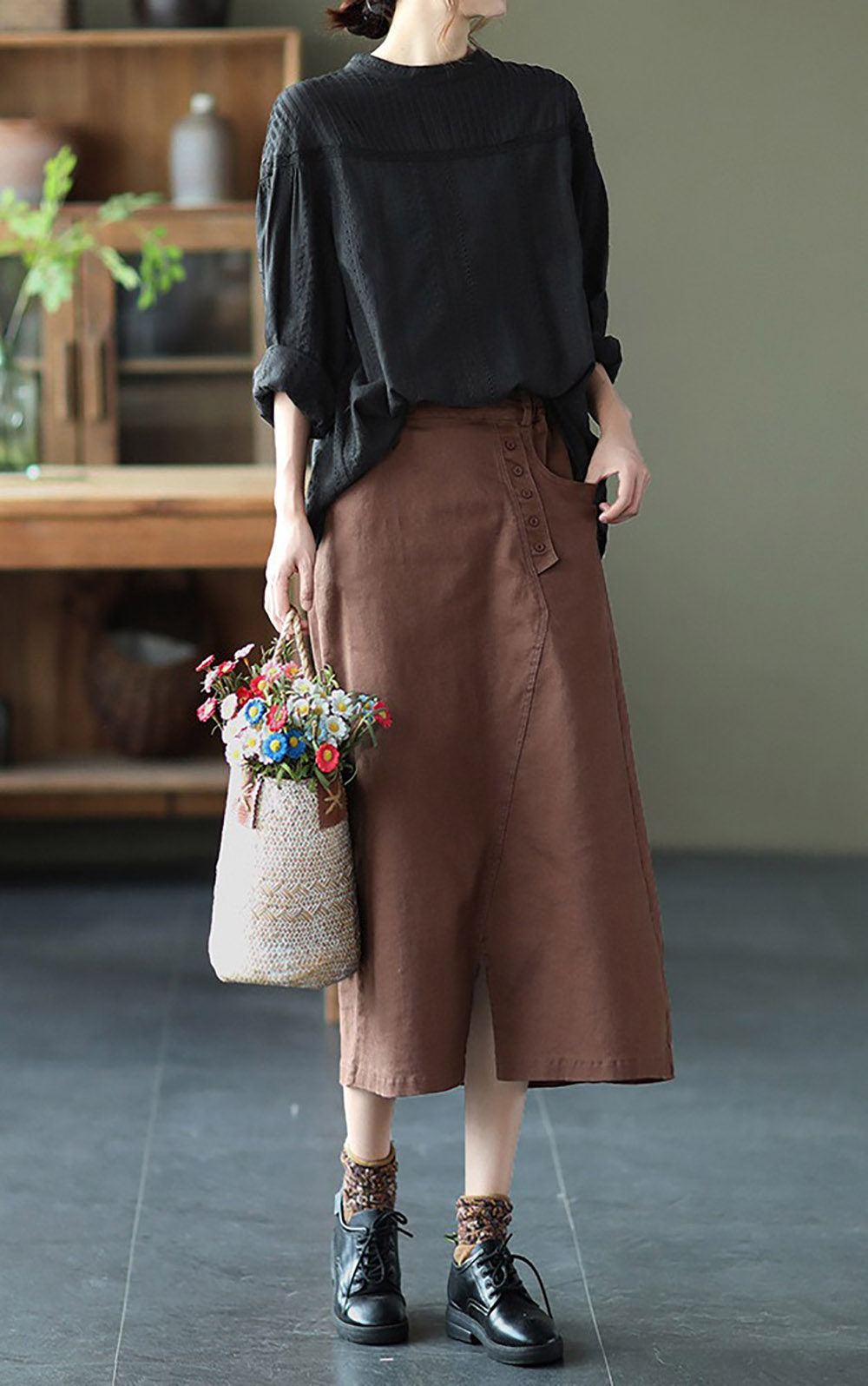 風琴壓褶立領長袖襯衫,evaviva,8C-FC7488,風琴壓褶立領長袖襯衫,領500,999免運