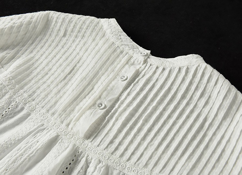 風琴壓褶立領長袖襯衫,evaviva,8C-FC7488,風琴壓褶立領長袖襯衫,領500,999免運