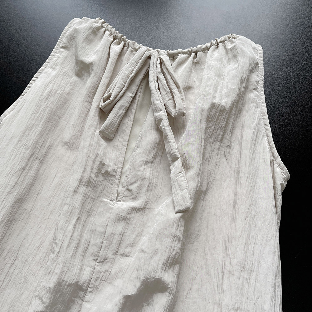 圓領天絲背心綁帶洋裝,evaviva,8C-GW7494,圓領天絲背心綁帶洋裝,領500,999免運