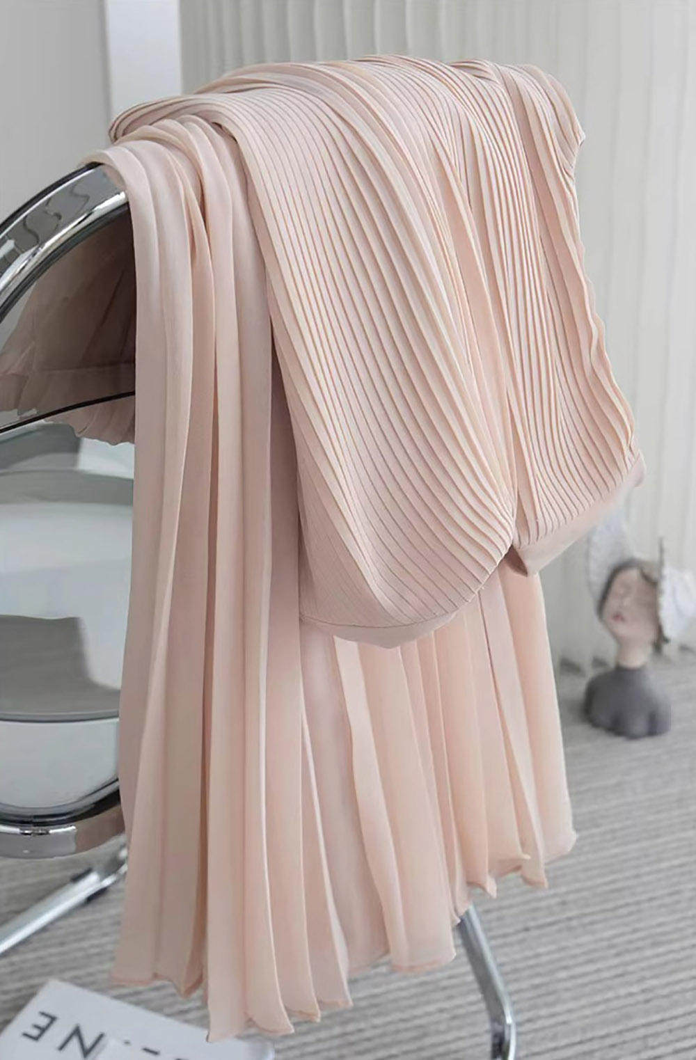 浪漫優雅背心百褶洋裝,evaviva,8C-GY7495,浪漫優雅背心百褶洋裝,領500,999免運