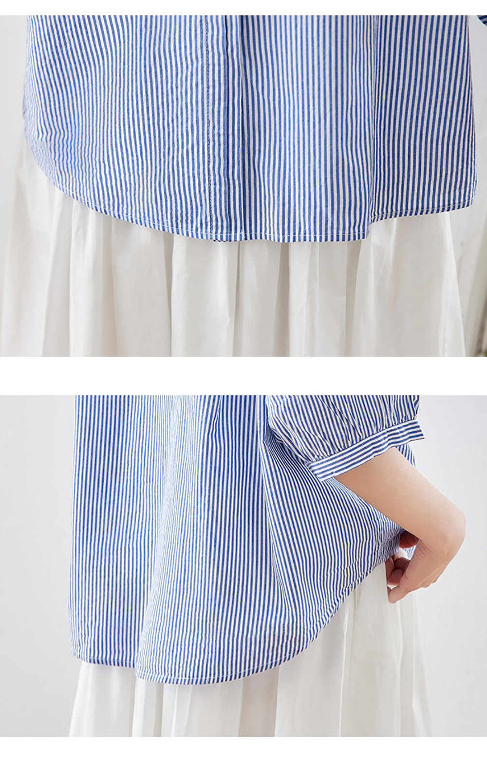 純棉圓領五分袖襯衫,evaviva,8C-HV7490,純棉圓領五分袖襯衫,領500,999免運