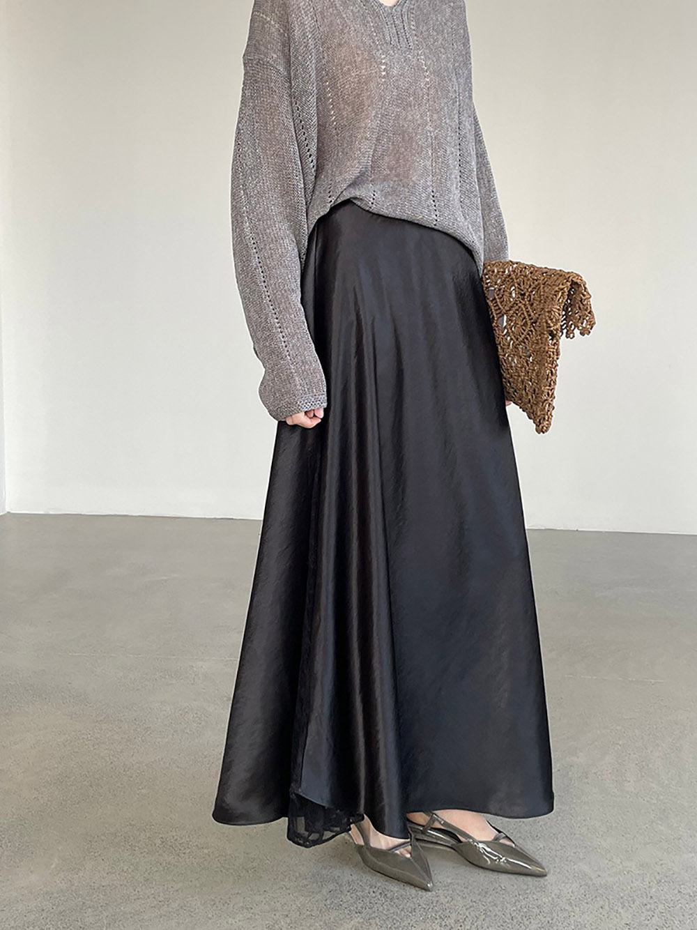 氣質蕾絲拼接緞面長裙,evaviva,8C-UR7482,氣質蕾絲拼接緞面長裙,周新品優惠,NEWARRIVAL