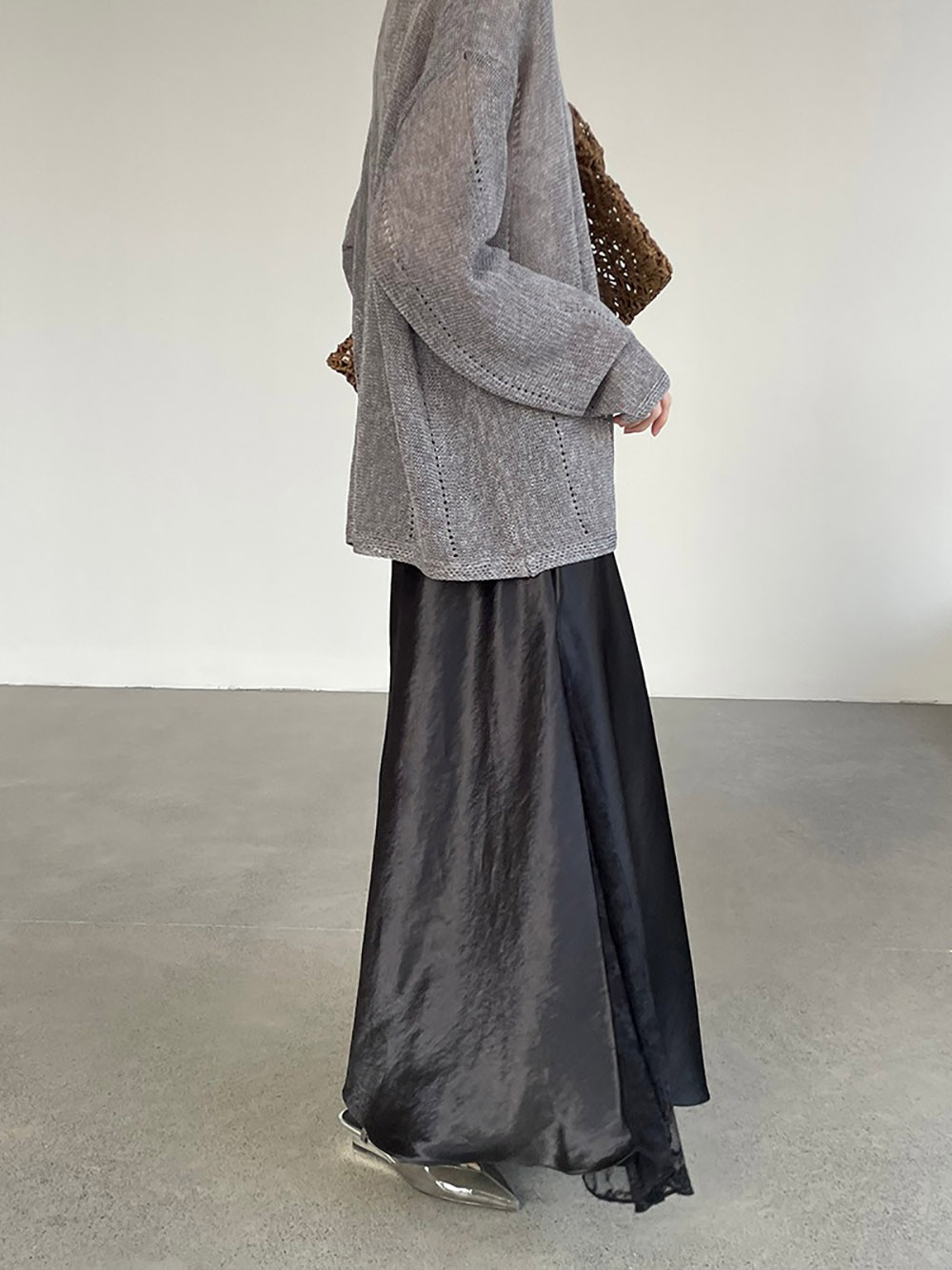 氣質蕾絲拼接緞面長裙,evaviva,8C-UR7482,氣質蕾絲拼接緞面長裙,周新品優惠,NEWARRIVAL