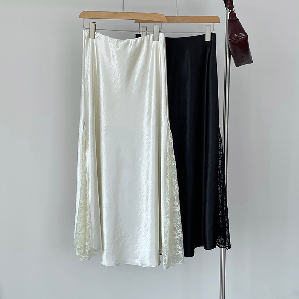 氣質蕾絲拼接緞面長裙,evaviva,8C-UR7482,氣質蕾絲拼接緞面長裙,周新品優惠,NEWARRIVAL