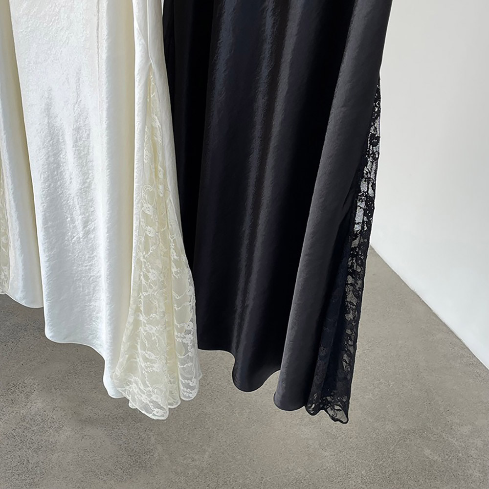 氣質蕾絲拼接緞面長裙,evaviva,8C-UR7482,氣質蕾絲拼接緞面長裙,周新品優惠,NEWARRIVAL