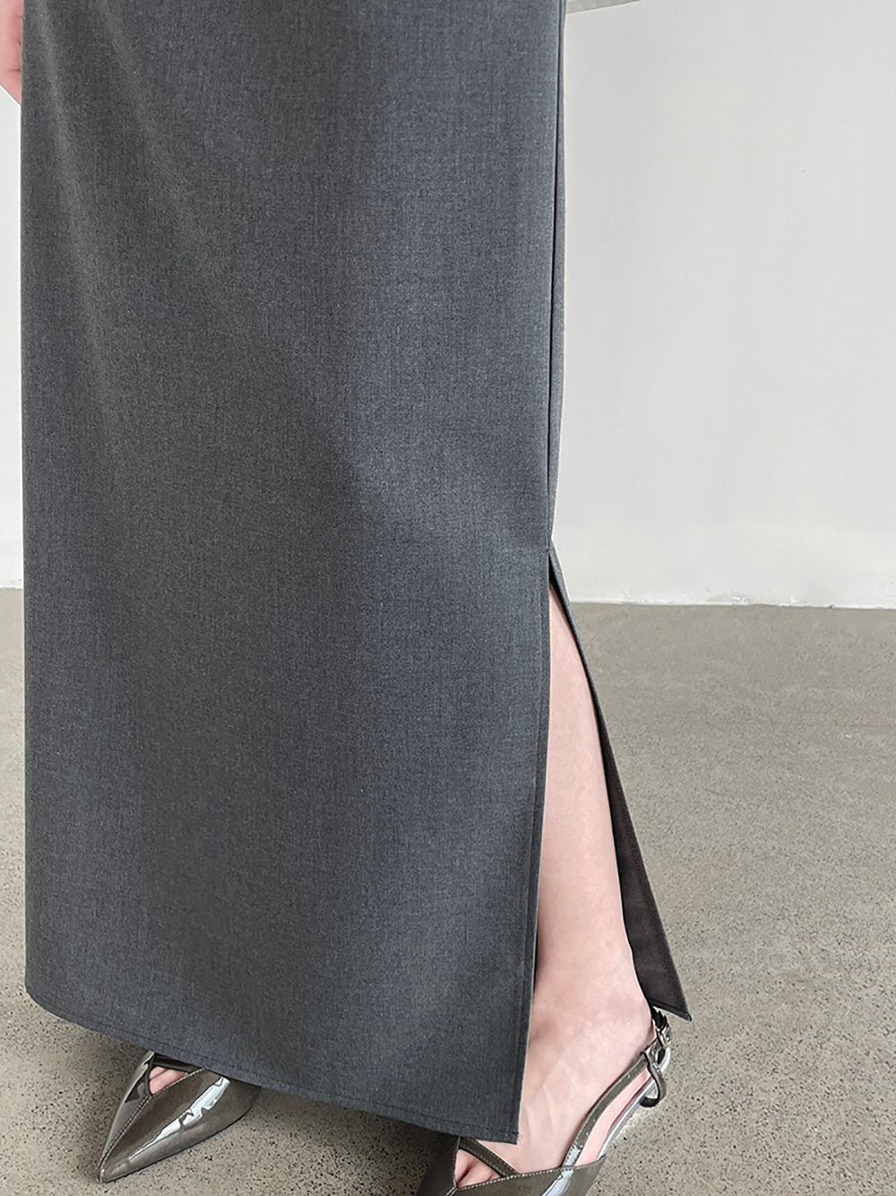 極簡風側開衩直筒長裙,evaviva,8C-UR7492,極簡風側開衩直筒長裙,周新品優惠,NEWARRIVAL