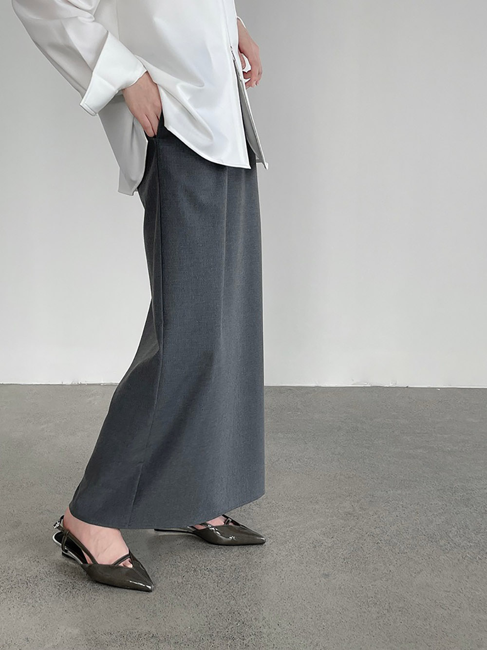 極簡風側開衩直筒長裙,evaviva,8C-UR7492,極簡風側開衩直筒長裙,周新品優惠,NEWARRIVAL