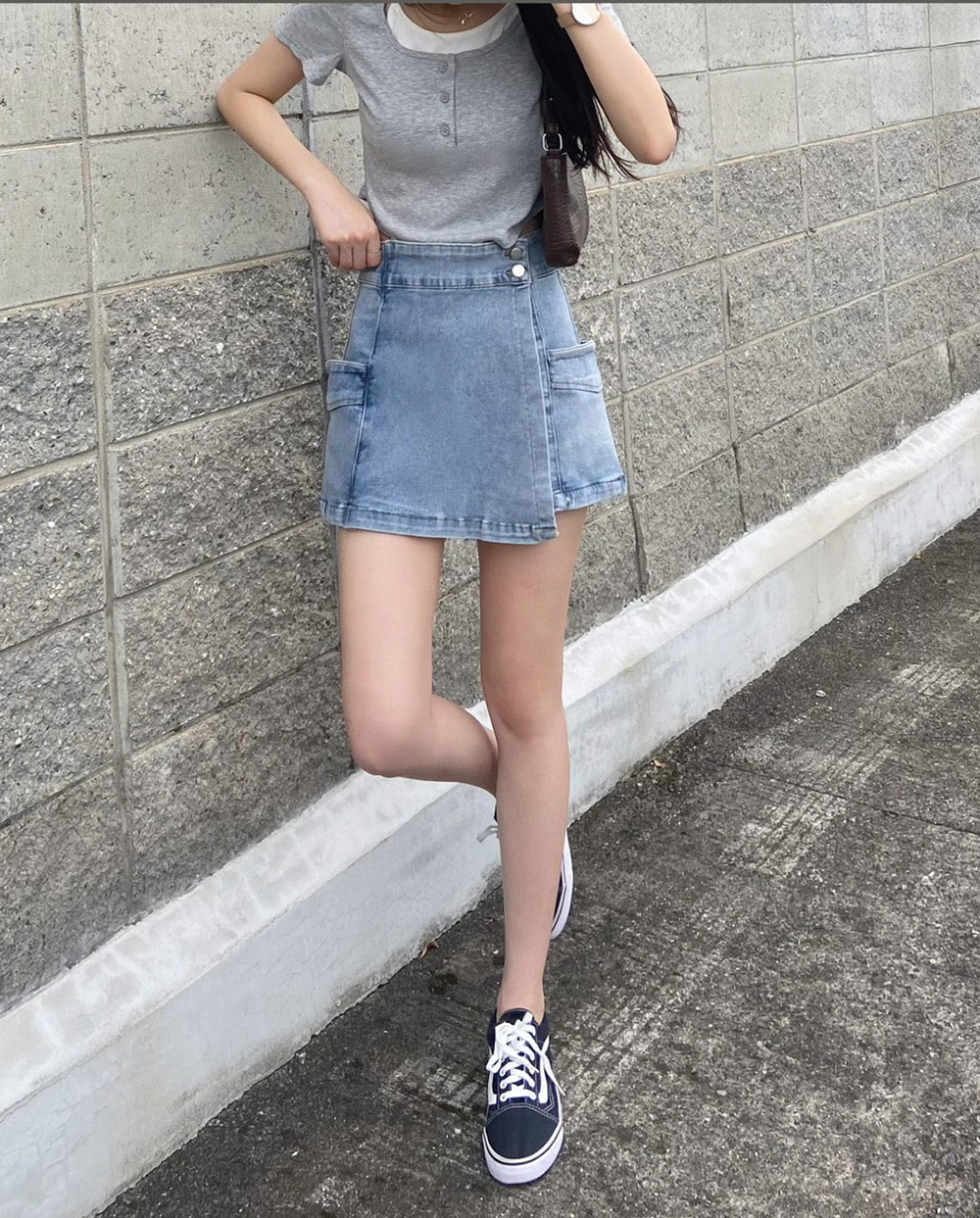 前片設計微彈褲裙,evaviva,99-BF7471,前片設計微彈褲裙,領500,999免運