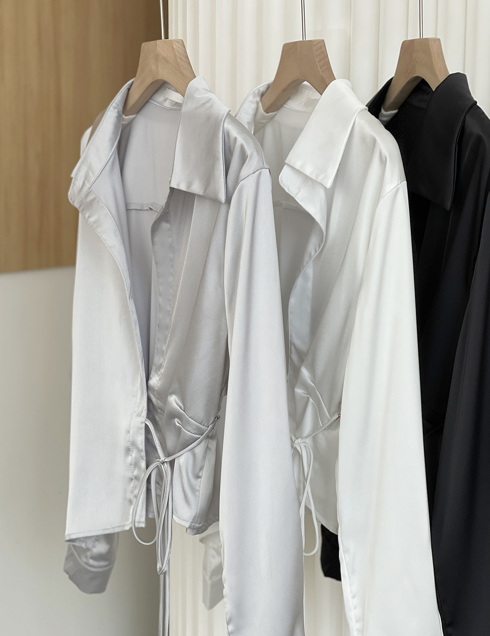 綁帶不規則設計襯衫,evaviva,8C-GW7513,綁帶不規則設計襯衫,領500,999免運