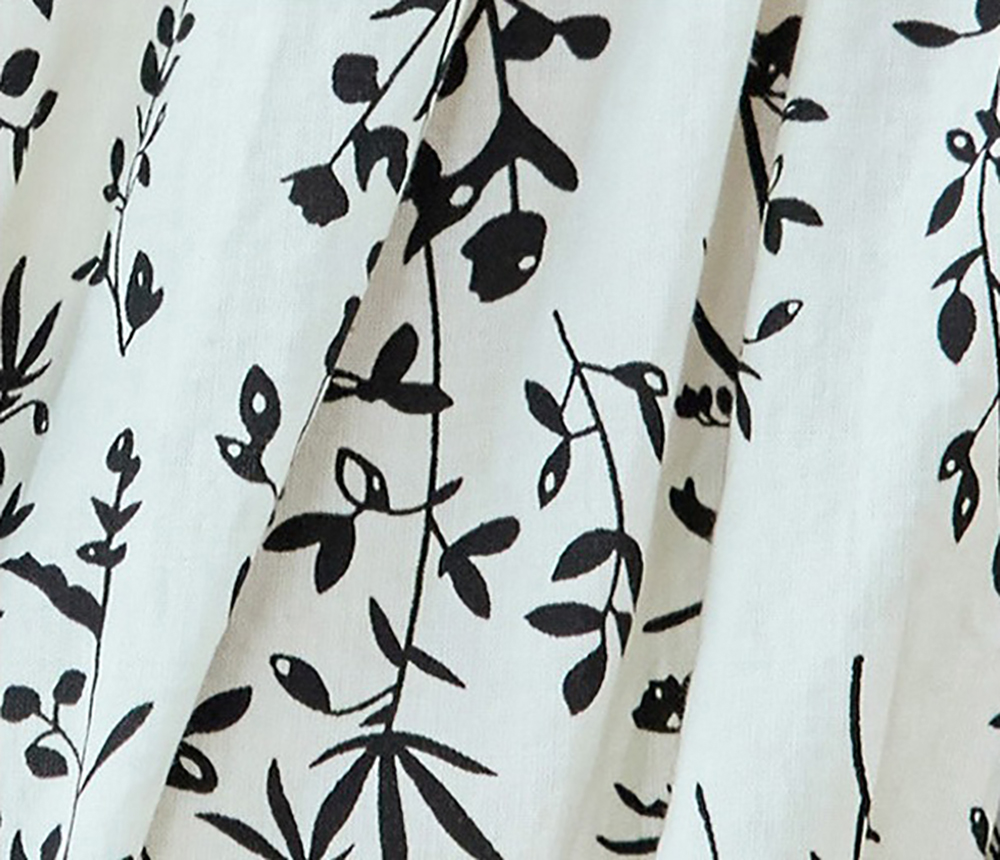 V領收腰印花短袖襯衫,evaviva,8C-HV7522,V領收腰印花短袖襯衫,領500,999免運