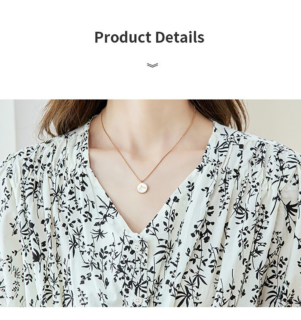 V領收腰印花短袖襯衫,evaviva,8C-HV7522,V領收腰印花短袖襯衫,領500,999免運