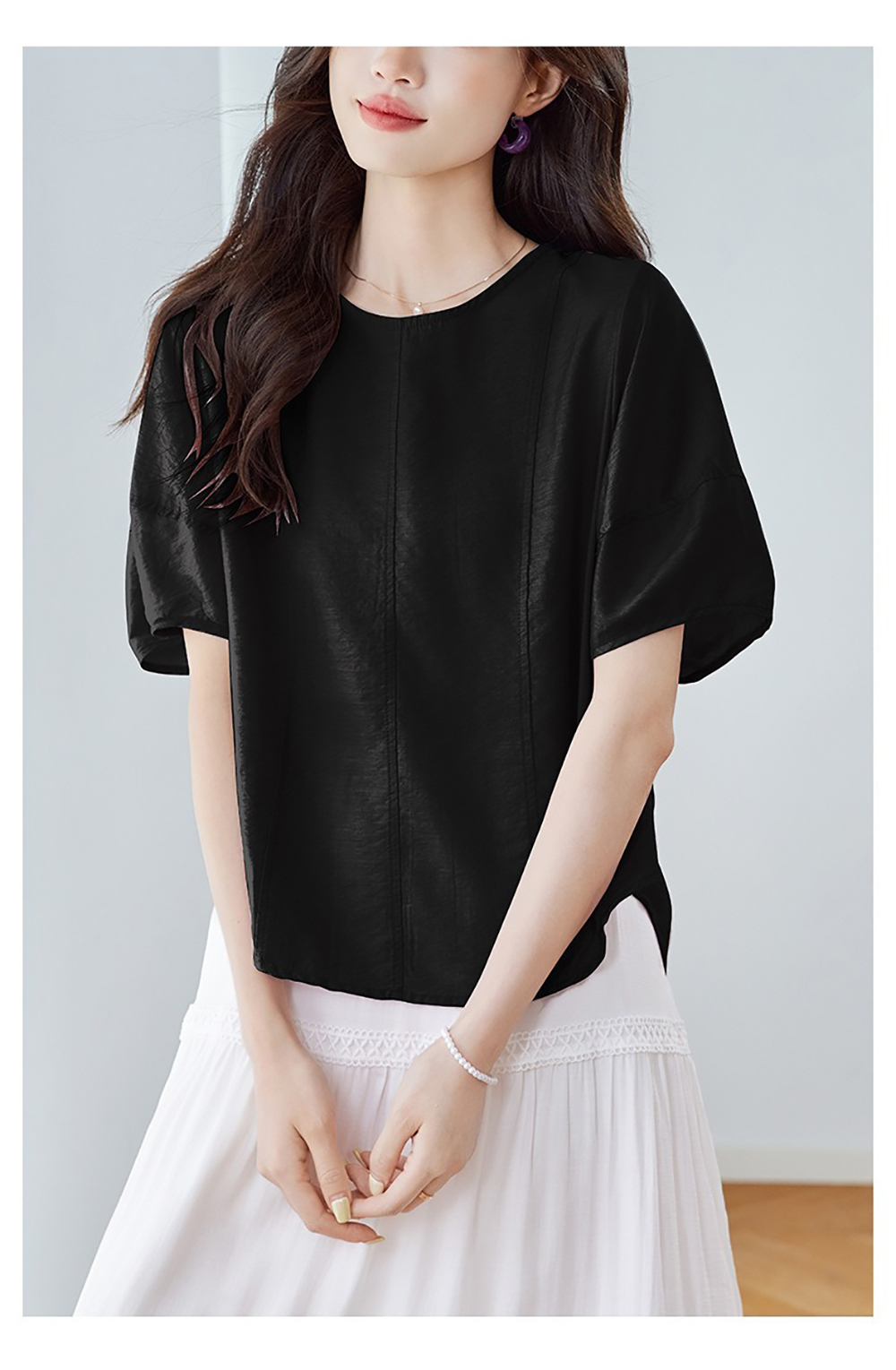 後綁帶輕薄天絲襯衫,evaviva,8C-HV7524,後綁帶輕薄天絲襯衫,領500,999免運