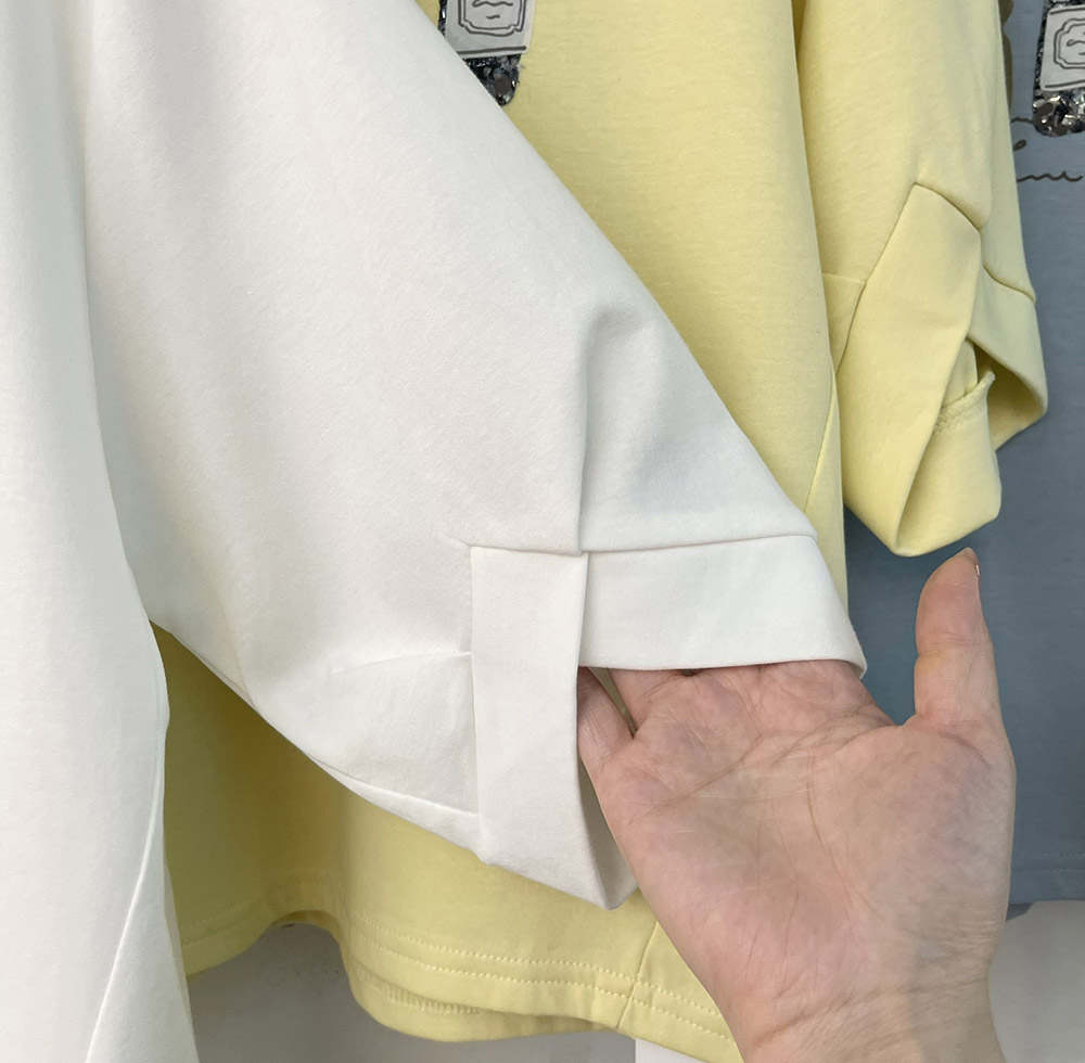 小香風拼接插畫感上衣,evaviva,99-AL7509,小香風拼接插畫感上衣,領500,999免運