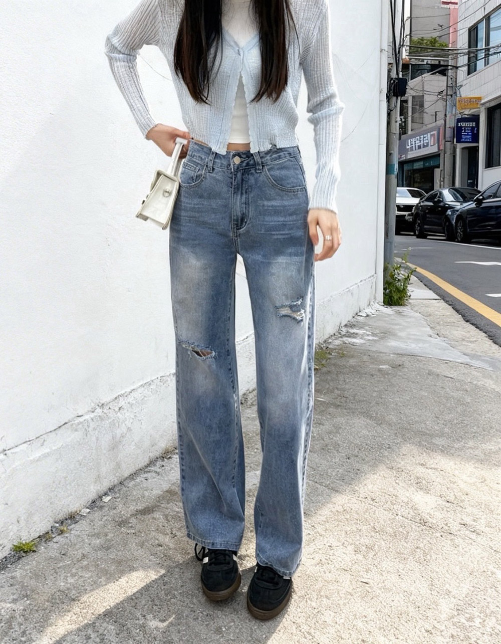 小破壞感微彈牛仔褲,evaviva,99-BF7449,小破壞感微彈牛仔褲,領500,999免運