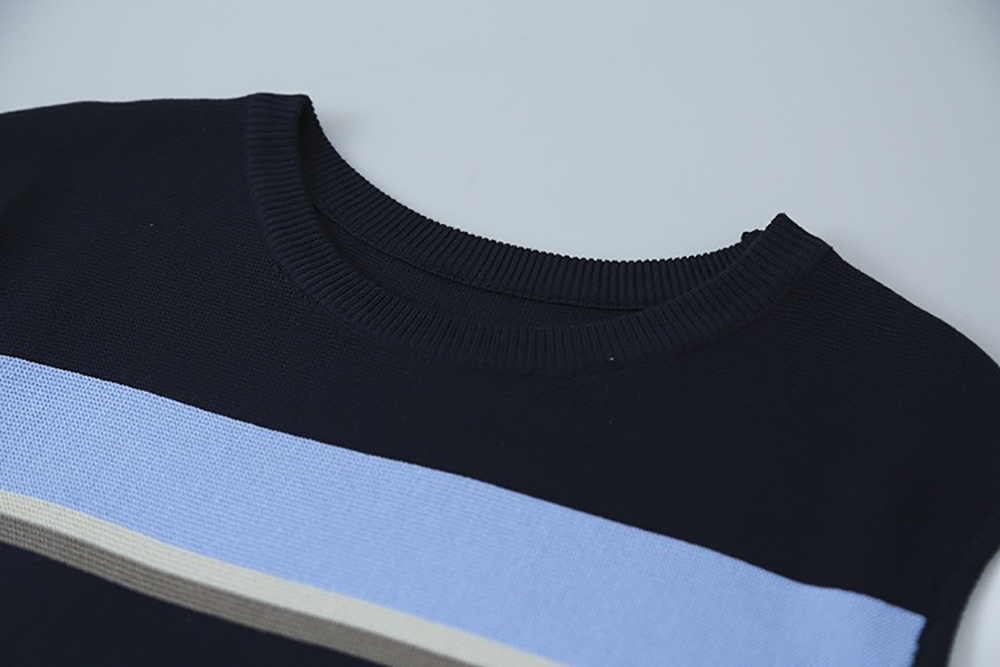 撞色假兩件針織上衣,evaviva,XR-ZA09204,撞色假兩件針織上衣,周新品優惠,NEWARRIVAL