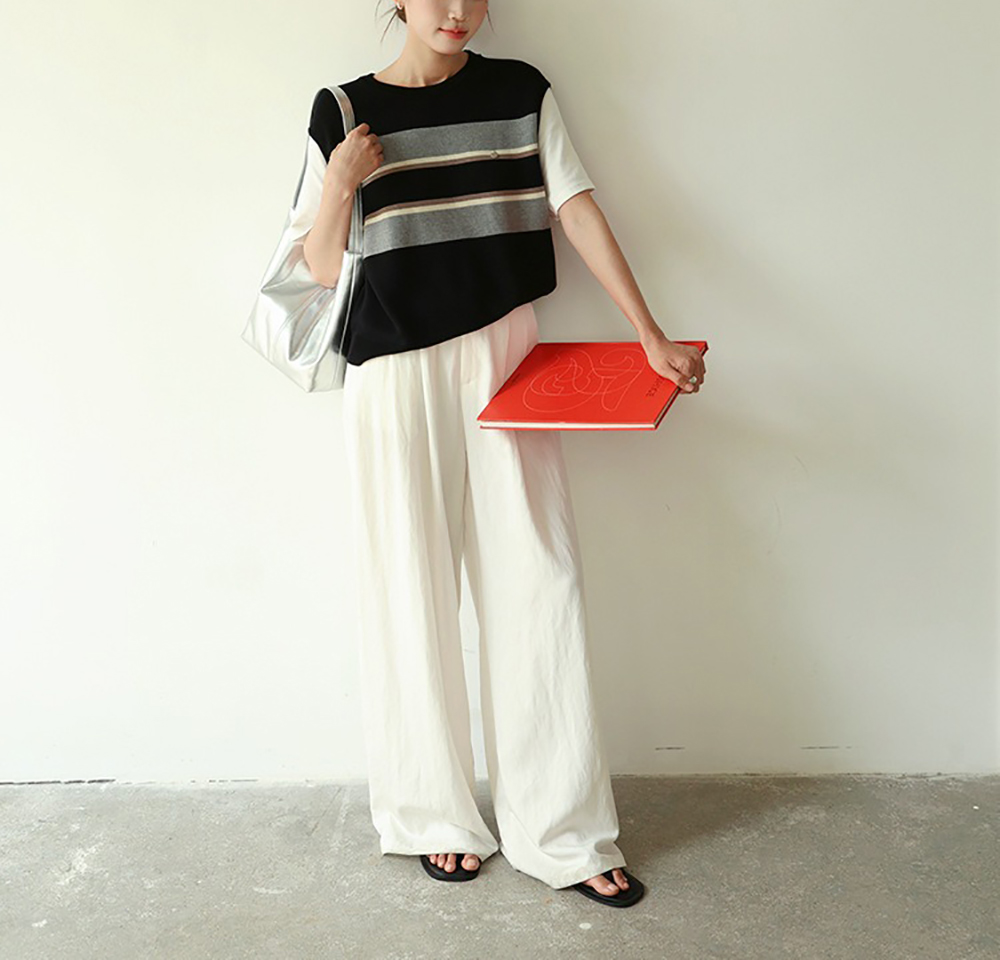 撞色假兩件針織上衣,evaviva,XR-ZA09204,撞色假兩件針織上衣,周新品優惠,NEWARRIVAL