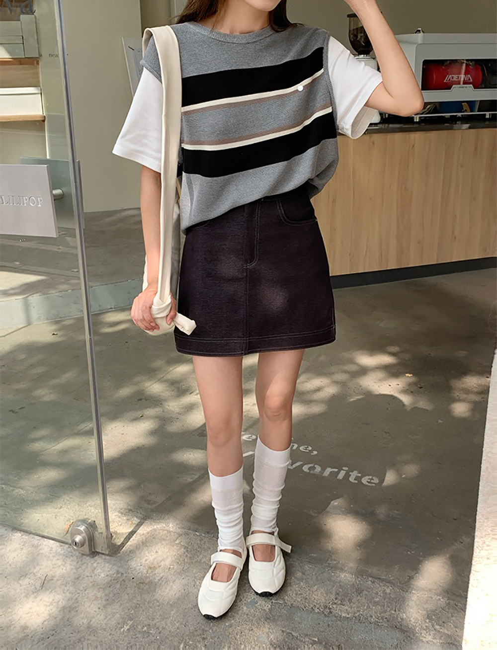 撞色假兩件針織上衣,evaviva,XR-ZA09204,撞色假兩件針織上衣,周新品優惠,NEWARRIVAL