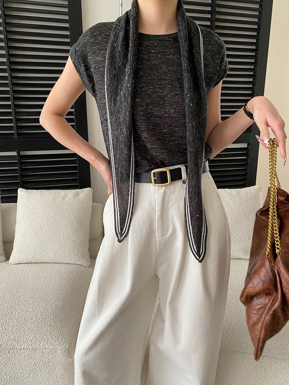 簡約披肩短袖針織上衣,evaviva,4N-ZA09209,簡約披肩短袖針織上衣,領500,999免運