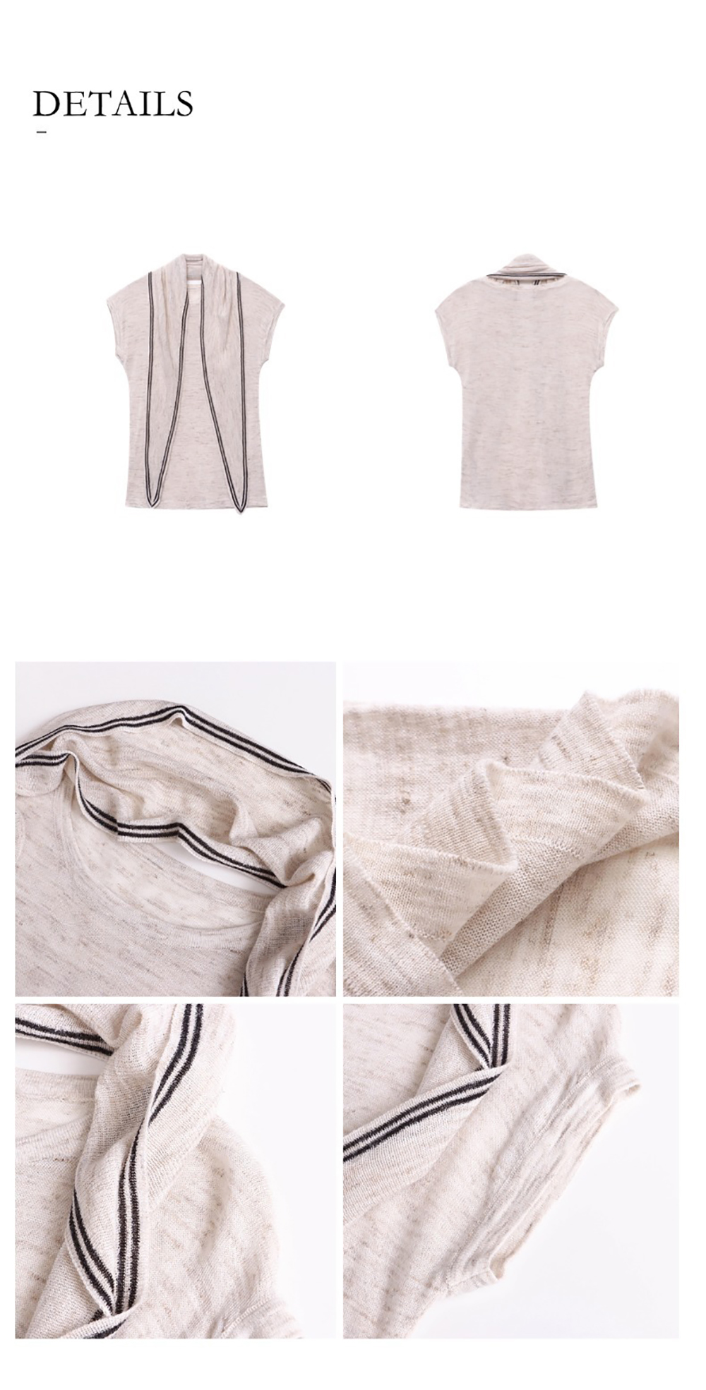 簡約披肩短袖針織上衣,evaviva,4N-ZA09209,簡約披肩短袖針織上衣,領500,999免運