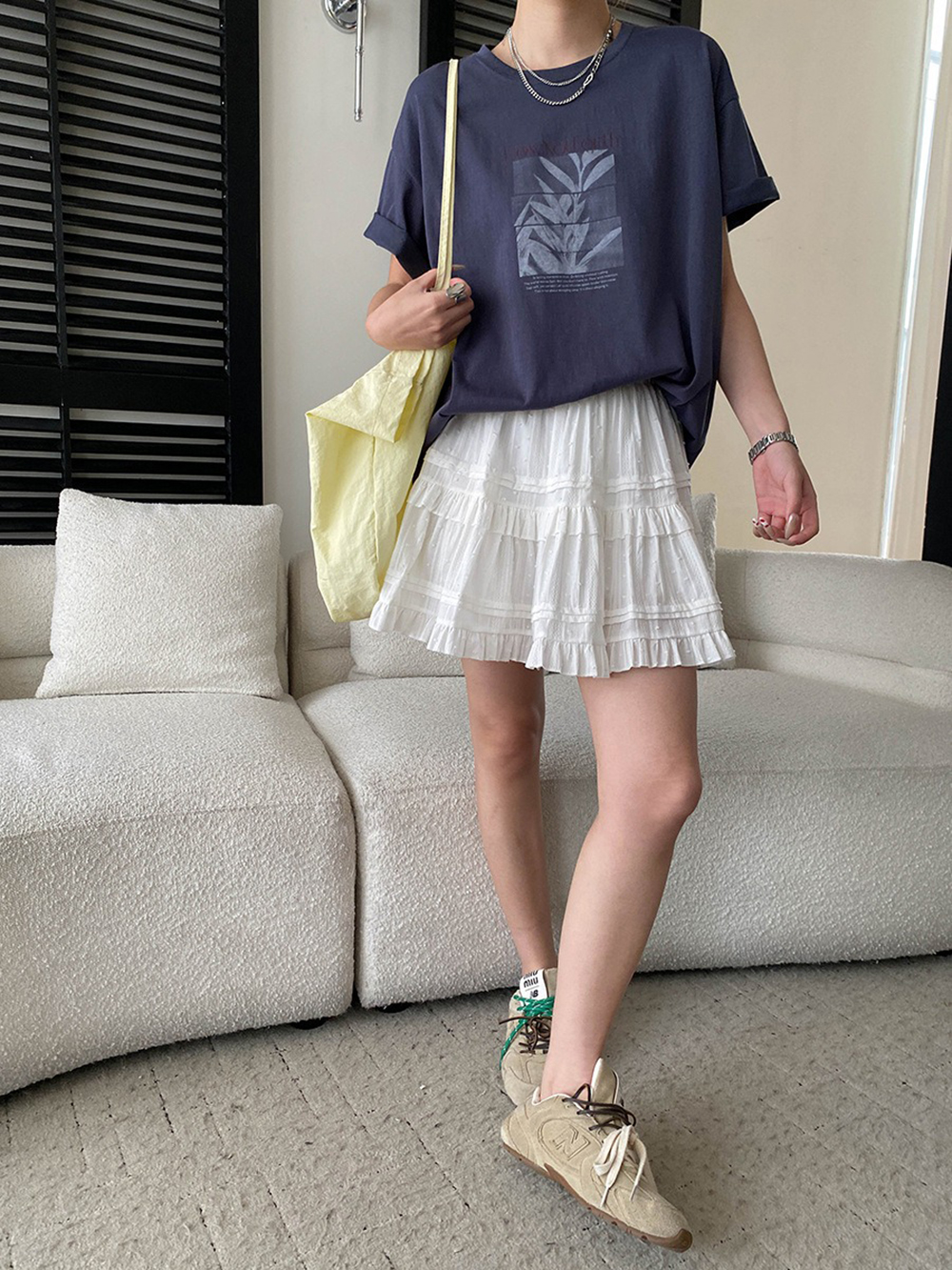 復古氛圍感印花上衣,evaviva,4N-ZA09216,復古氛圍感印花上衣,領500,999免運