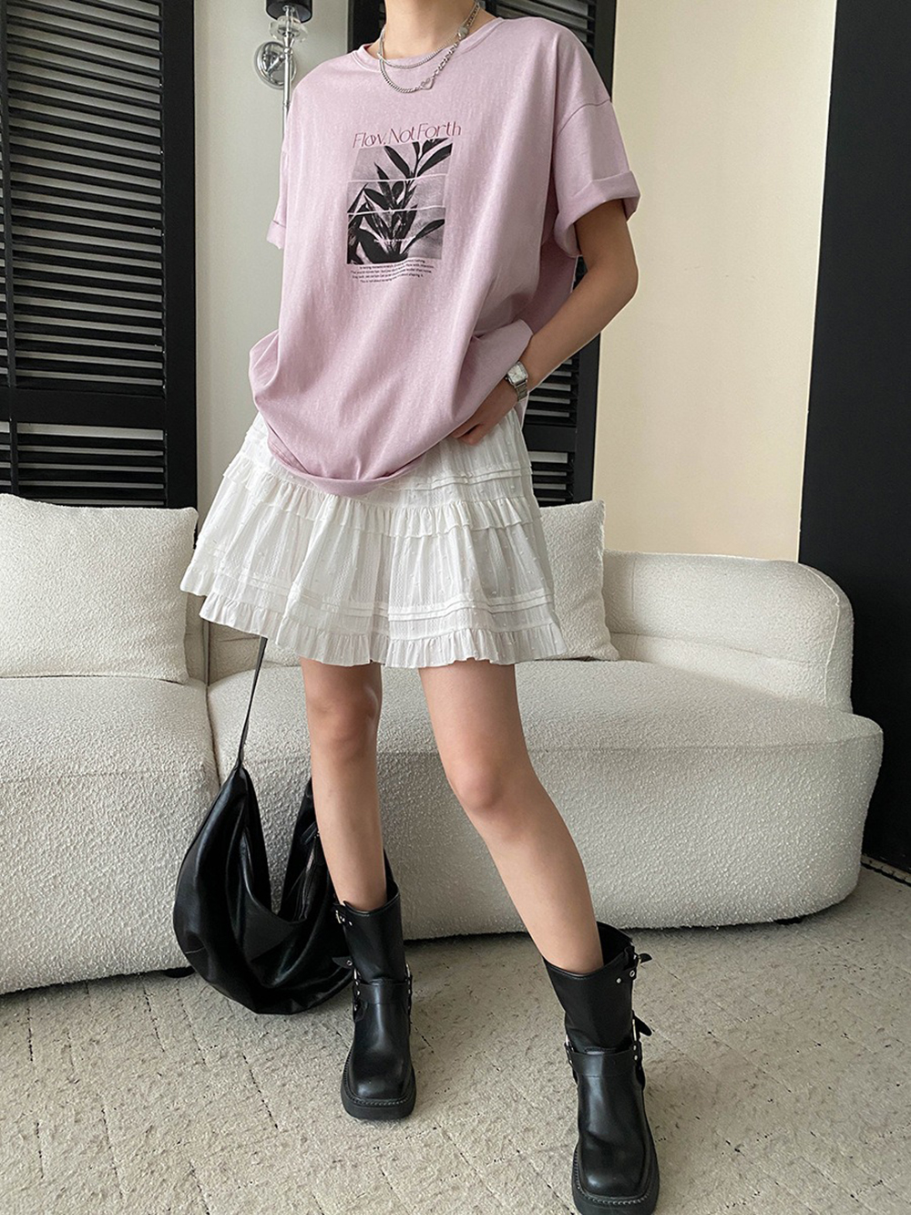 復古氛圍感印花上衣,evaviva,4N-ZA09216,復古氛圍感印花上衣,領500,999免運