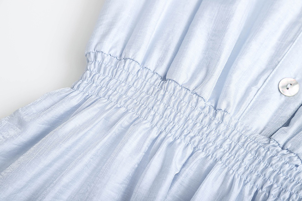 天絲混紡收腰長洋裝,evaviva,4N-ZD09213,天絲混紡收腰長洋裝,領500,999免運