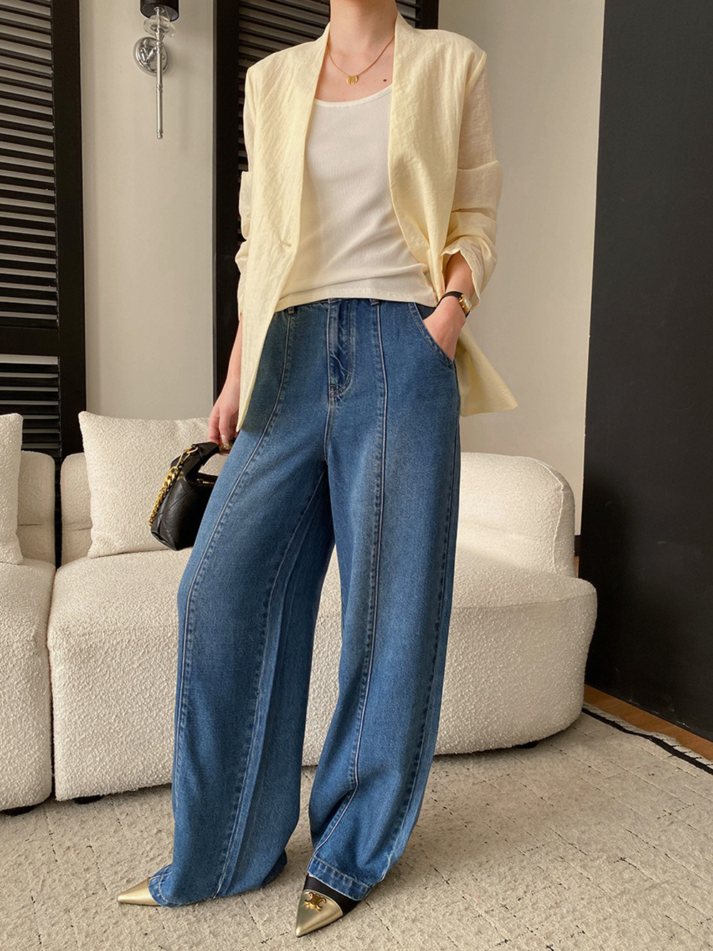 天絲混紡薄款西裝外套,evaviva,4N-ZF09212,天絲混紡薄款西裝外套,領500,999免運