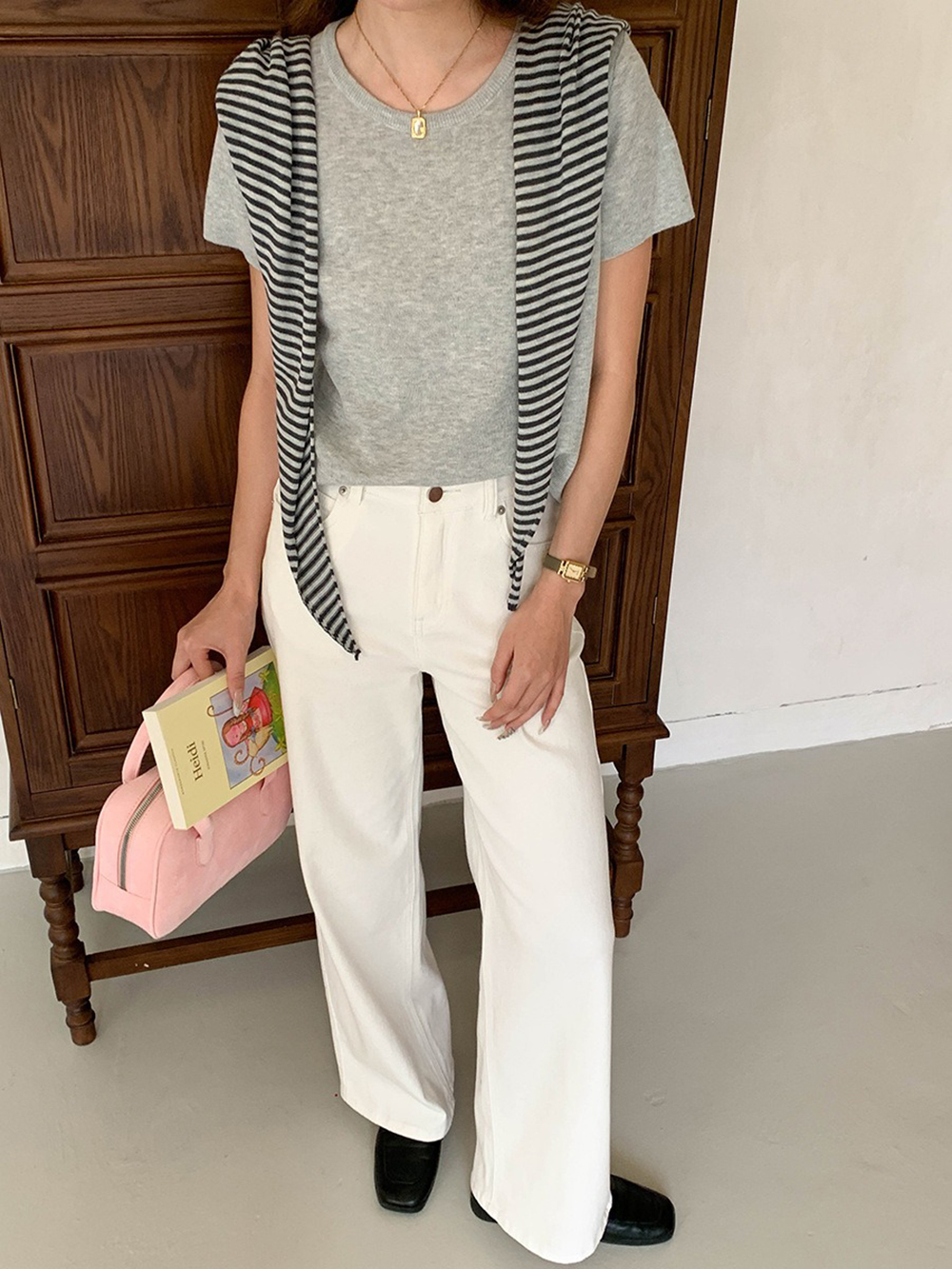 條紋披肩短袖針織上衣,evaviva,8C-FD7540,條紋披肩短袖針織上衣,周新品優惠,NEWARRIVAL