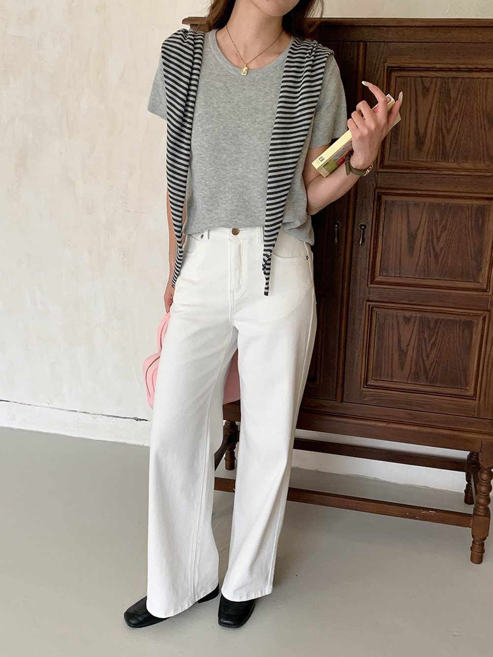 條紋披肩短袖針織上衣,evaviva,8C-FD7540,條紋披肩短袖針織上衣,周新品優惠,NEWARRIVAL