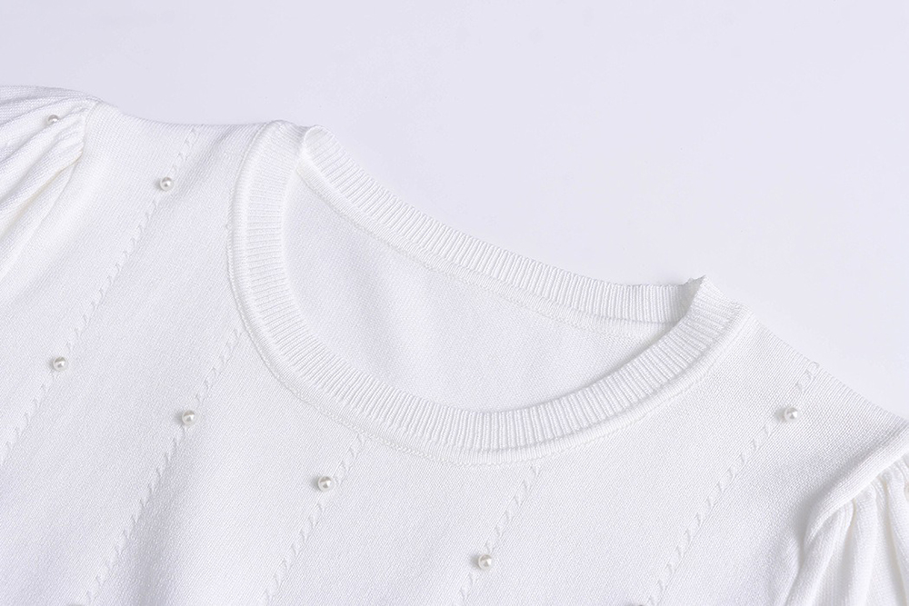 小香風釘珠針織上衣,evaviva,8C-FD7570,小香風釘珠針織上衣,領500,999免運