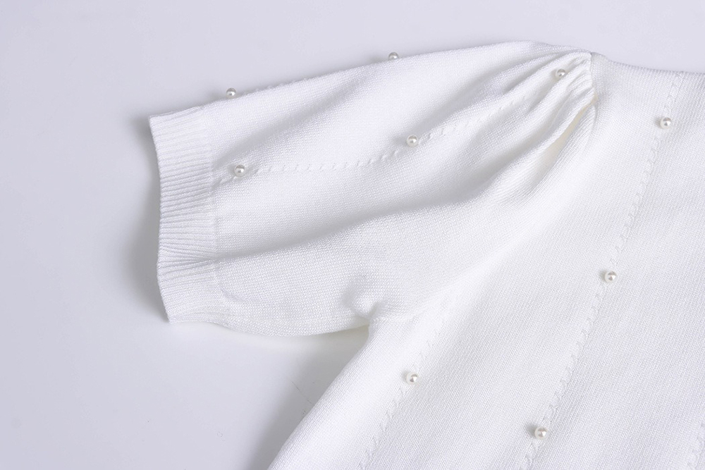 小香風釘珠針織上衣,evaviva,8C-FD7570,小香風釘珠針織上衣,領500,999免運