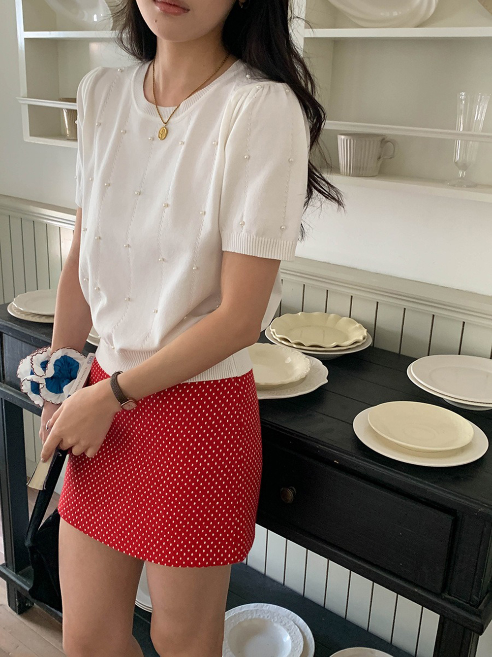 小香風釘珠針織上衣,evaviva,8C-FD7570,小香風釘珠針織上衣,領500,999免運